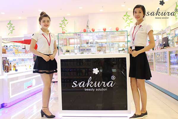 Sakura đã có mặt tại các Trung tâm Thương mại