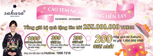 Cào tem ngay, trúng liền tay