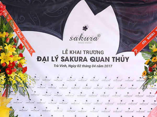 Sakura tưng bừng khai trương đại lý chính thức đầu tiên ở Trà Vinh