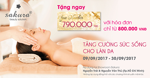 Cùng Sakura Beauty “Tăng Cường Sức Sống Cho Làn Da”