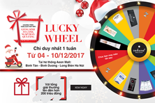 Thỏa thích nhận quà giá trị cùng VÒNG QUAY MAY MẮN tại hệ thống Sakura - Aeon Mall!