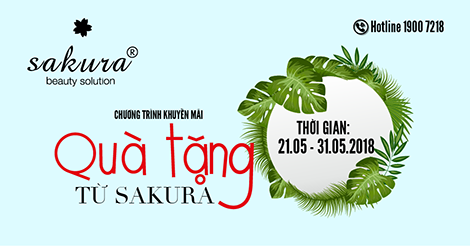 Tháng 5 rực rỡ - bỡ ngỡ nhận quà từ Sakura