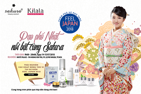 Dược mỹ phẩm Sakura 'làm nóng' ngày hội Feel Japan 2018