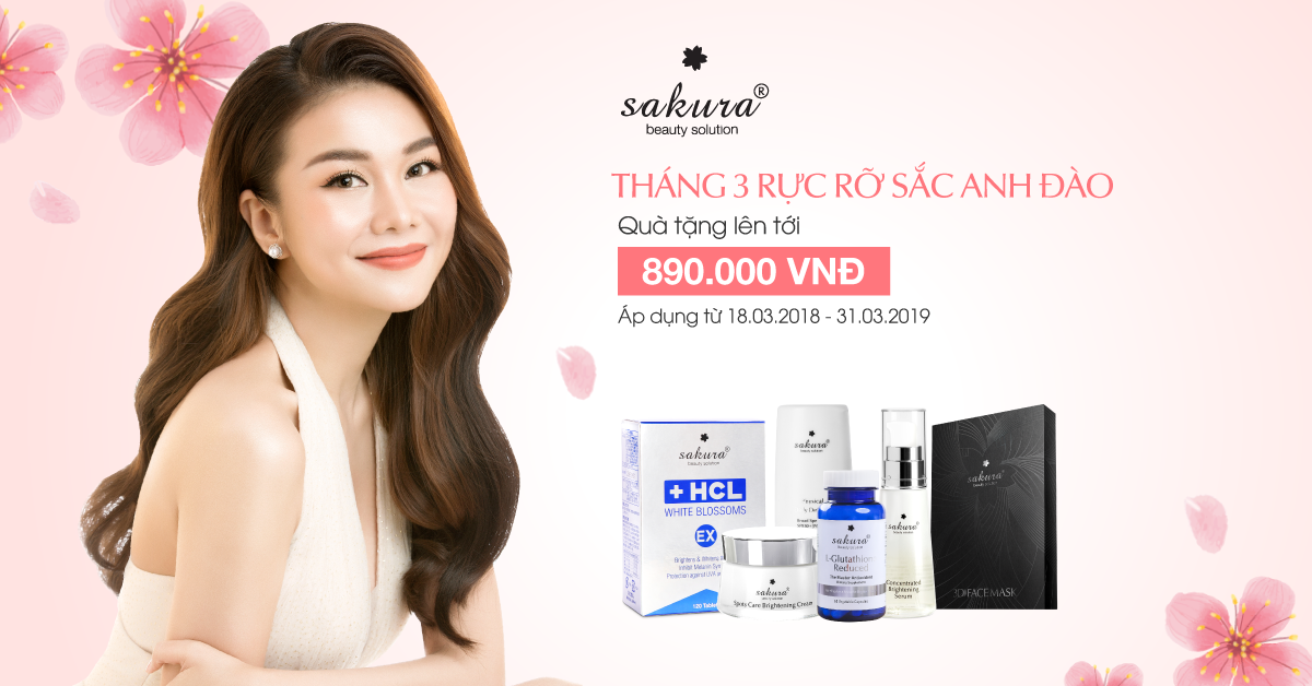 Tháng 3 rực rỡ sắc anh đào - Đại tiệc mỹ phẩm Nhật từ Sakura!
