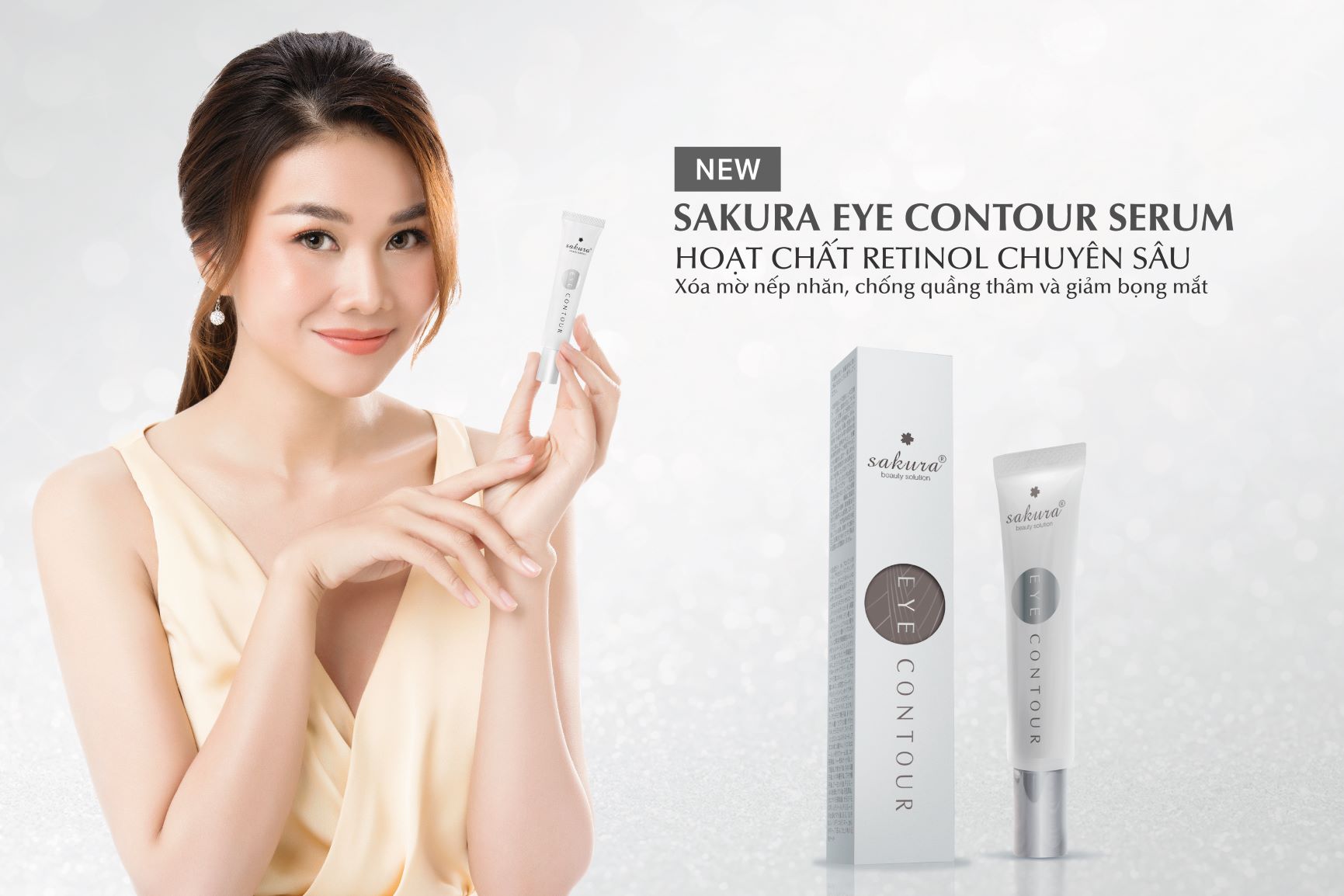PHÁT HIỆN THẦN KỲ CỦA SAKURA EYE CONTOUR SERUM GIÚP BẠN TRẺ HƠN 10 TUỔI