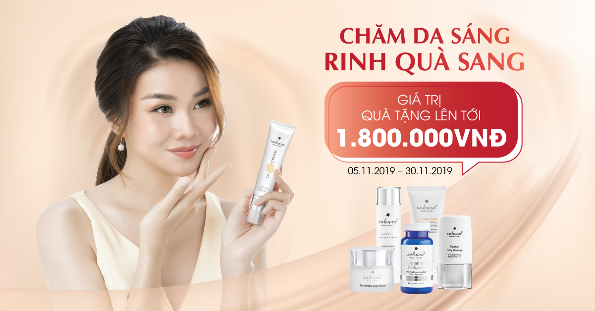 THÁNG 11 NGẬP TRÀN ƯU ĐÃI: CHĂM DA SÁNG – NHẬN QUÀ SANG