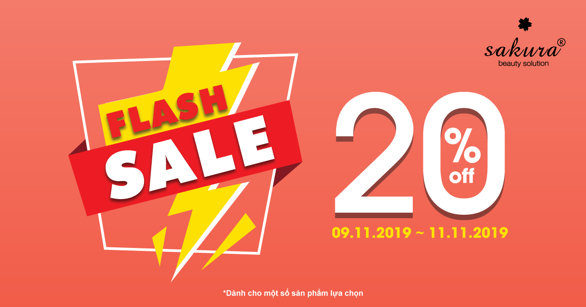 FLASH SALE 11.11 – SIÊU BÃO SALE LÊN ĐẾN 20%