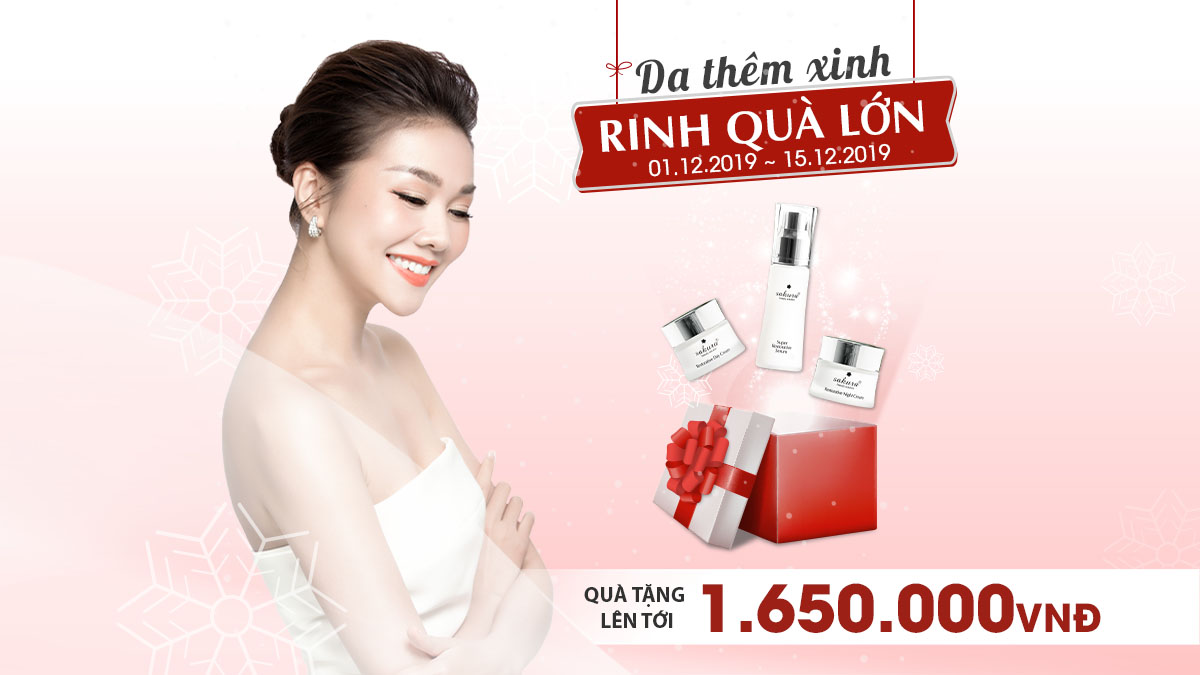DA THÊM XINH - RINH QUÀ LỚN LÊN TỚI 1.650.000VNĐ!!!