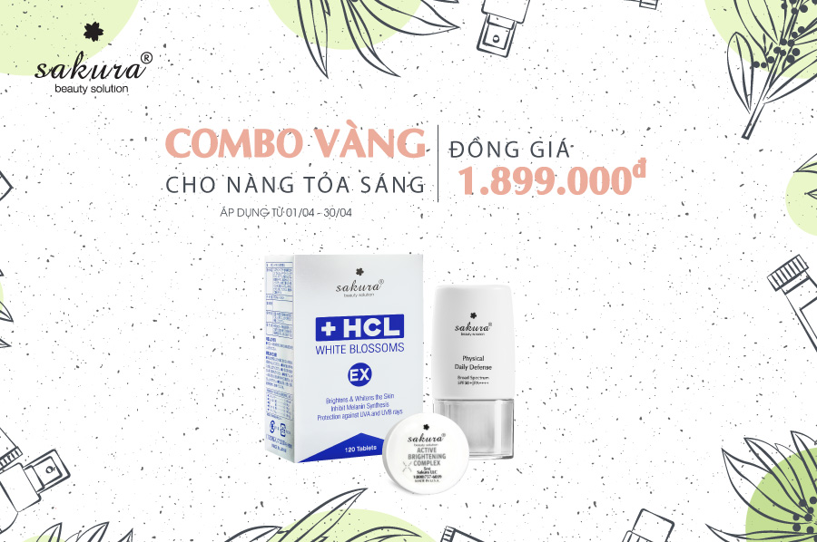 KHUYẾN MÃI THÁNG 4 - COMBO VÀNG CHO NÀNG TỎA SÁNG