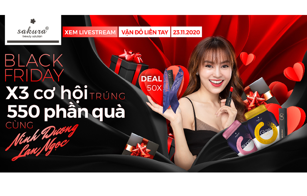 Dược Mỹ phẩm Nhật Bản Sakura Khuyến Mãi Black Friday 2020