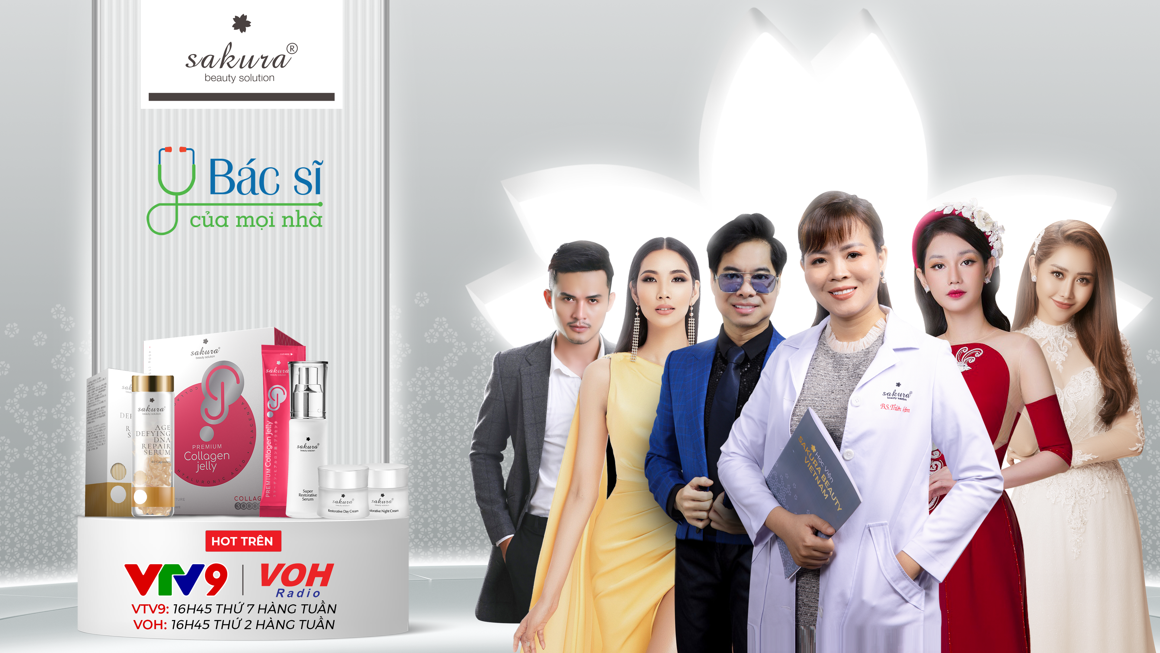 SAKURA BEAUTY ĐỒNG HÀNH CÙNG CHƯƠNG TRÌNH BÁC SĨ CỦA MỌI NHÀ