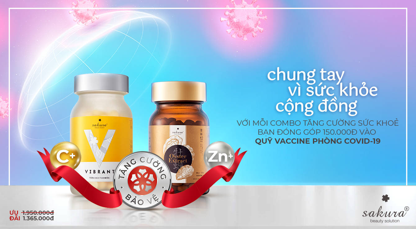 CÙNG SAKURA BEAUTY VÀ THANH HẰNG CHUNG TAY ĐÓNG GÓP 150 TRIỆU ĐỒNG VÀO QUỸ VACCINE PHÒNG COVID-19