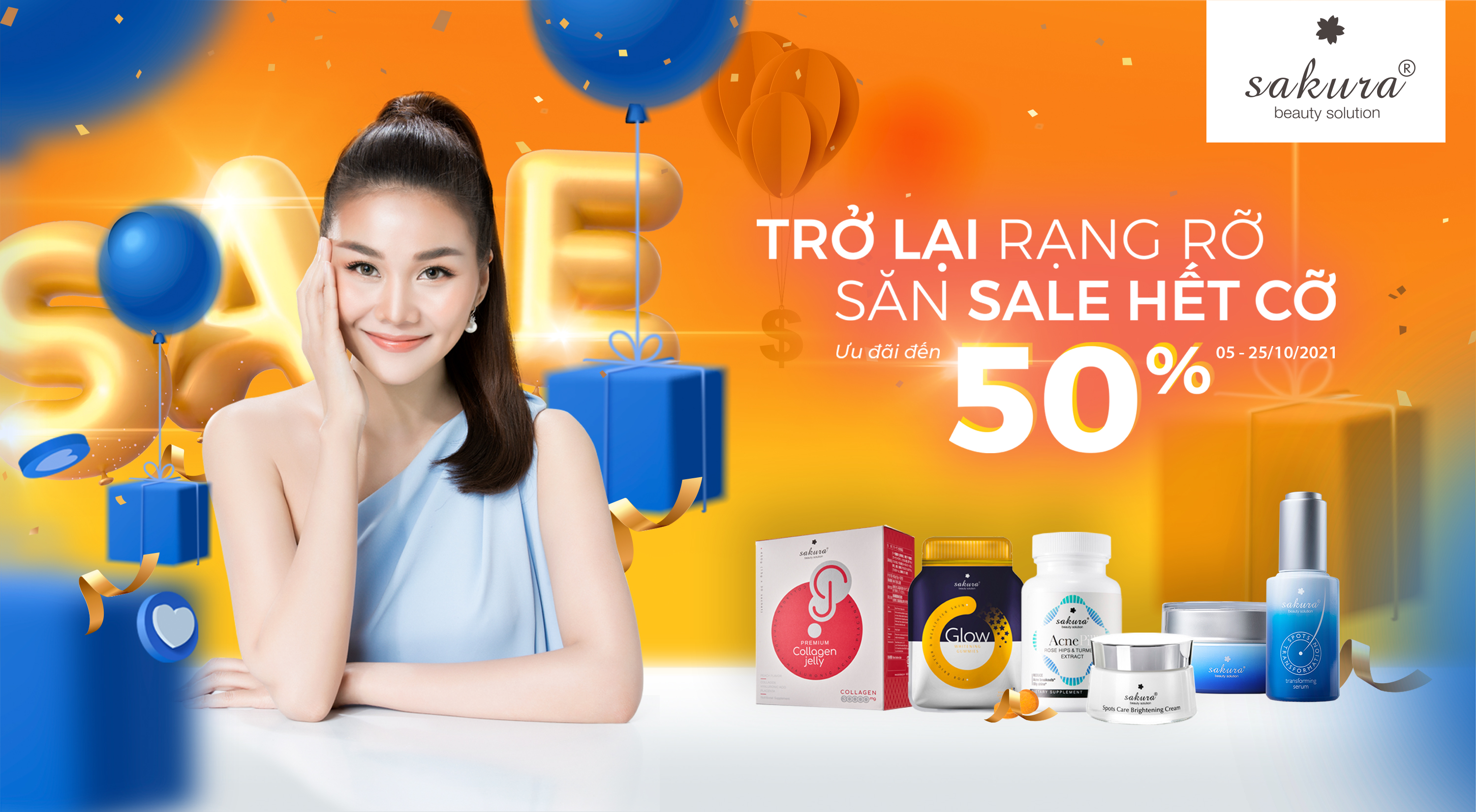 TRỞ LẠI RẠNG RỠ - SĂN SALE HẾT CỠ ĐẾN 50%