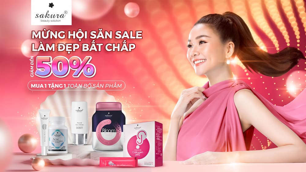 MỪNG HỘI SĂN SALE - LÀM ĐẸP BẤT CHẤP - GIẢM ĐẾN 50%