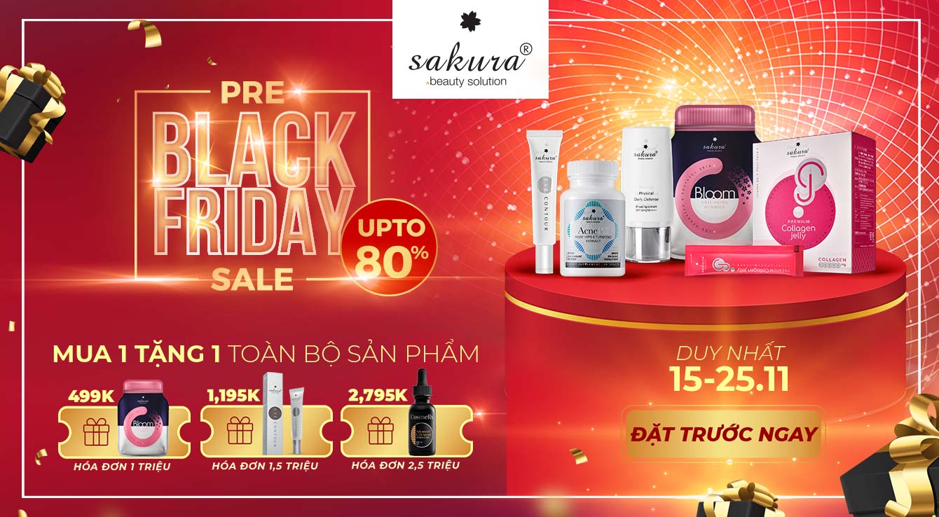 PRE-BLACK FRIDAY SALE: ĐẶT CÀNG SỚM, GIẢM CÀNG SÂU