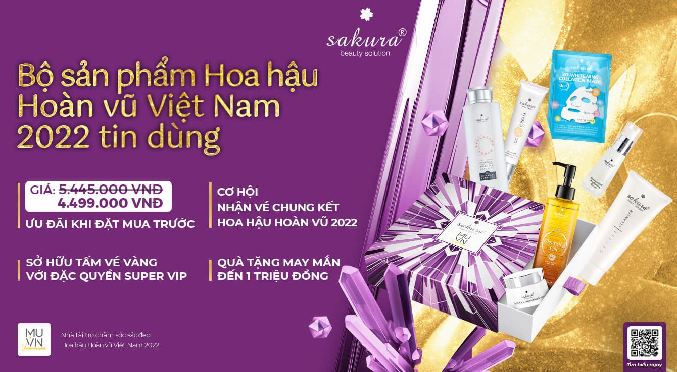 CHĂM DA CHUẨN HOA HẬU – NHẬN VÉ VÀNG 20 TRIỆU
