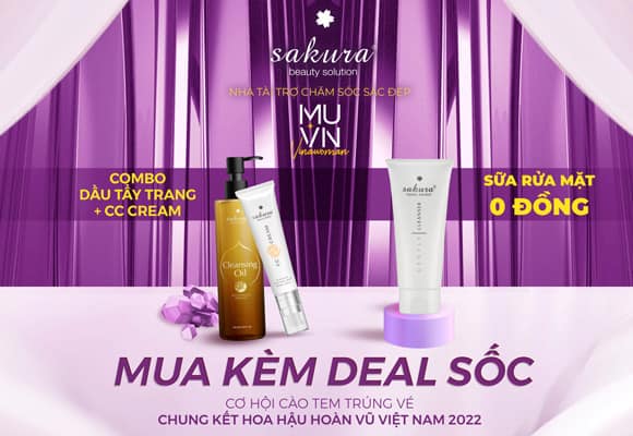 ƯU ĐÃI KHI MUA COMBO TRANG ĐIỂM CỦA SAKURA BEAUTY