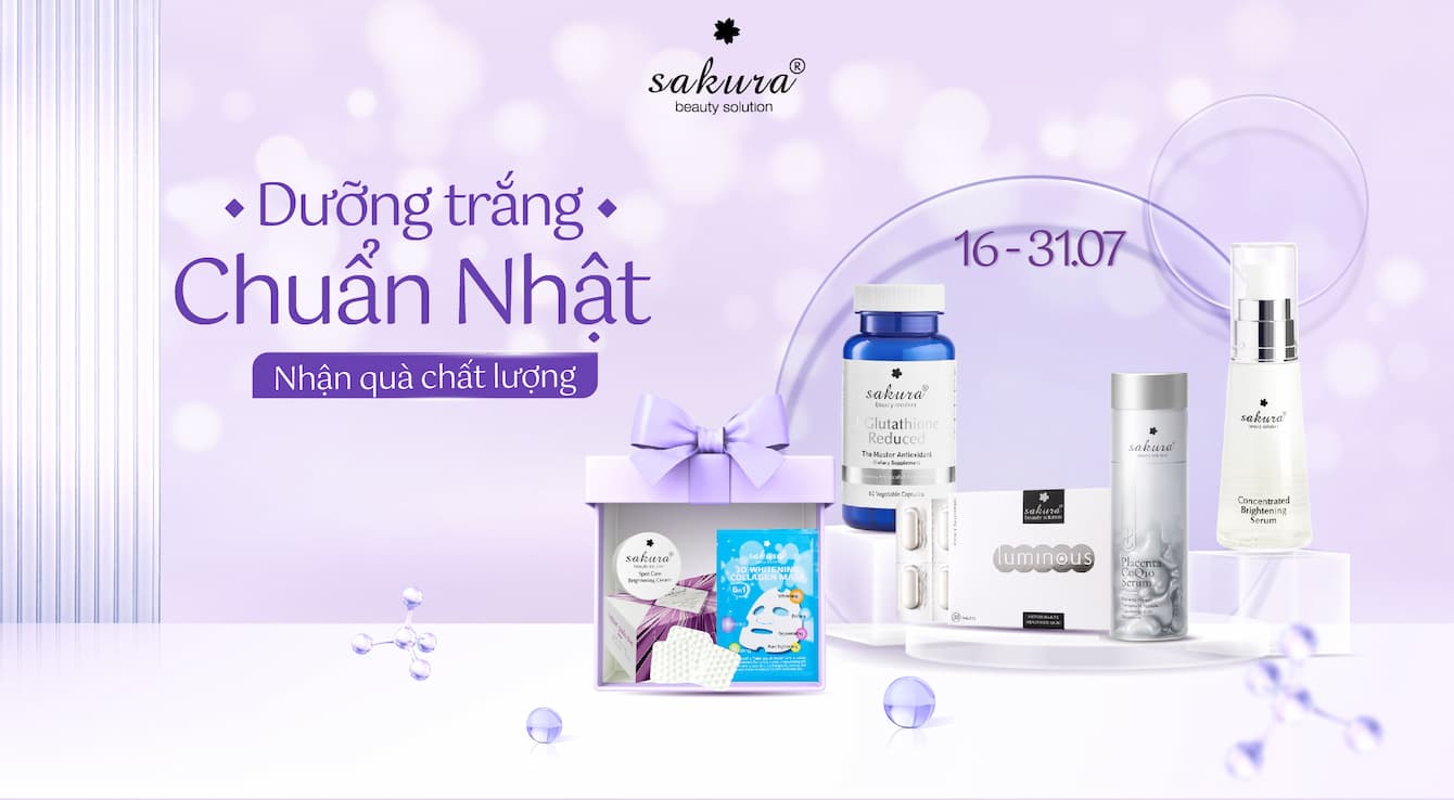 DƯỠNG TRẮNG CHUẨN NHẬT - NHẬN QUÀ CHẤT LƯỢNG