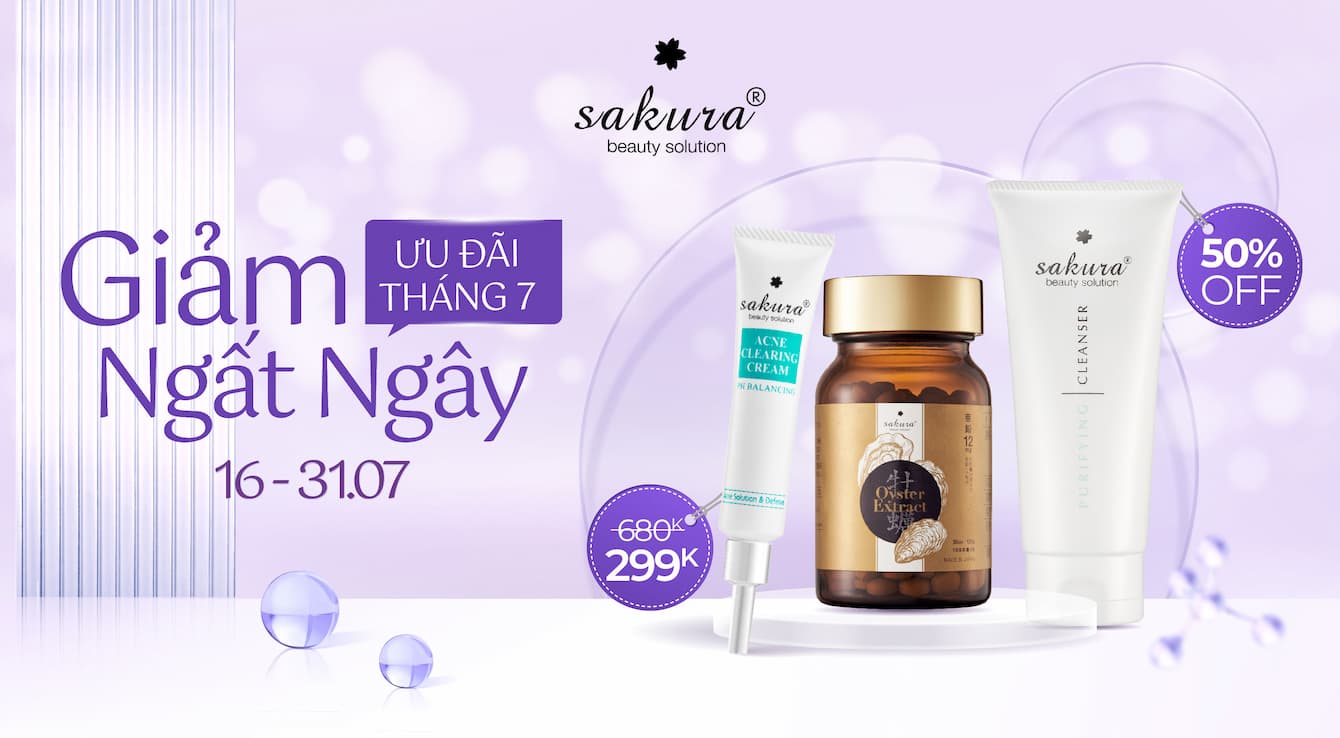ƯU ĐÃI THÁNG 7 - SAKURA GIẢM NGẤT NGÂY