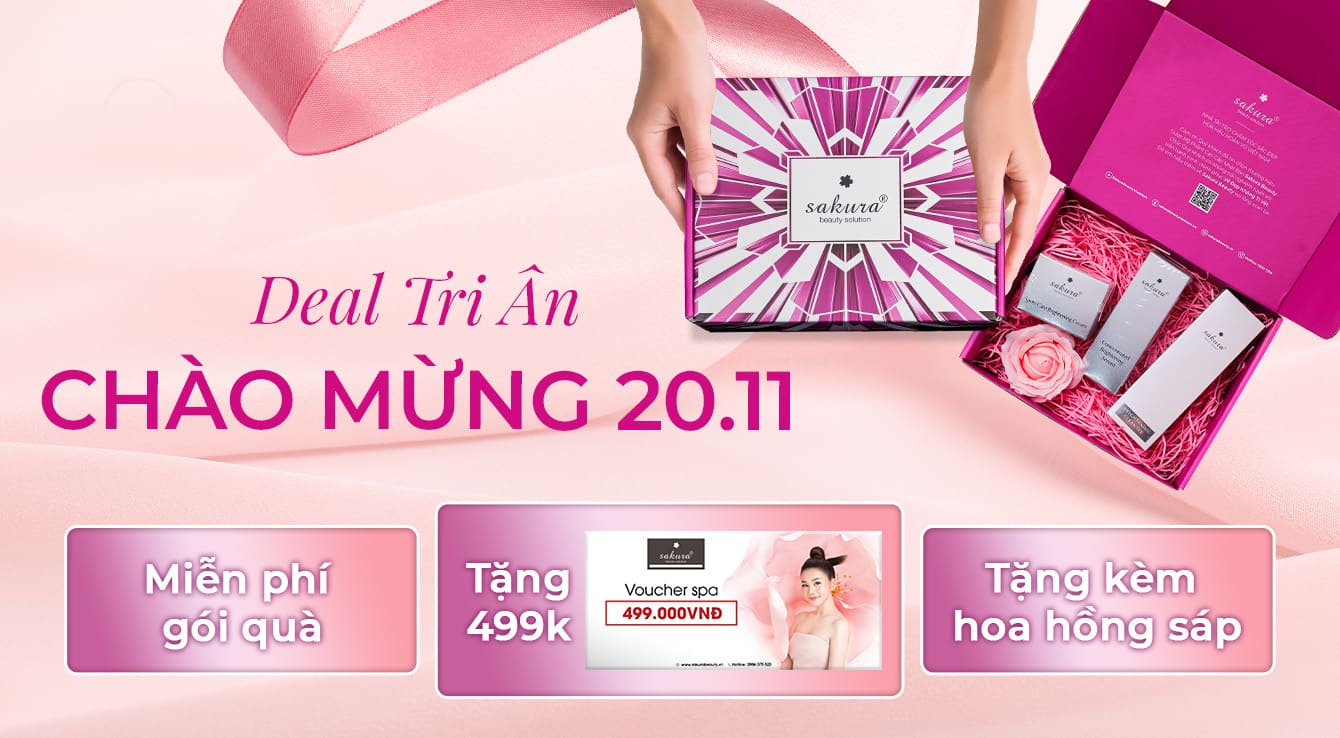 SAKURA BEAUTY TẶNG DEAL TRI ÂN CHÀO MỪNG 20.11