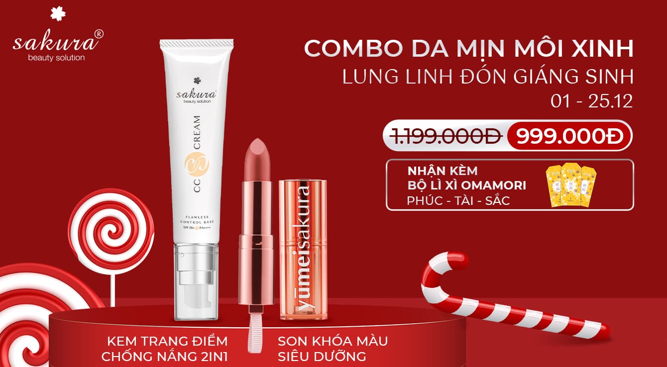 COMBO CC CREAM + SON ƯU ĐÃI CHỈ CÒN 999K