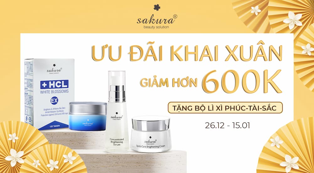 SAKURA BEAUTY KHAI DEAL ĐẸP ĐÓN XUÂN QUÝ MÃO
