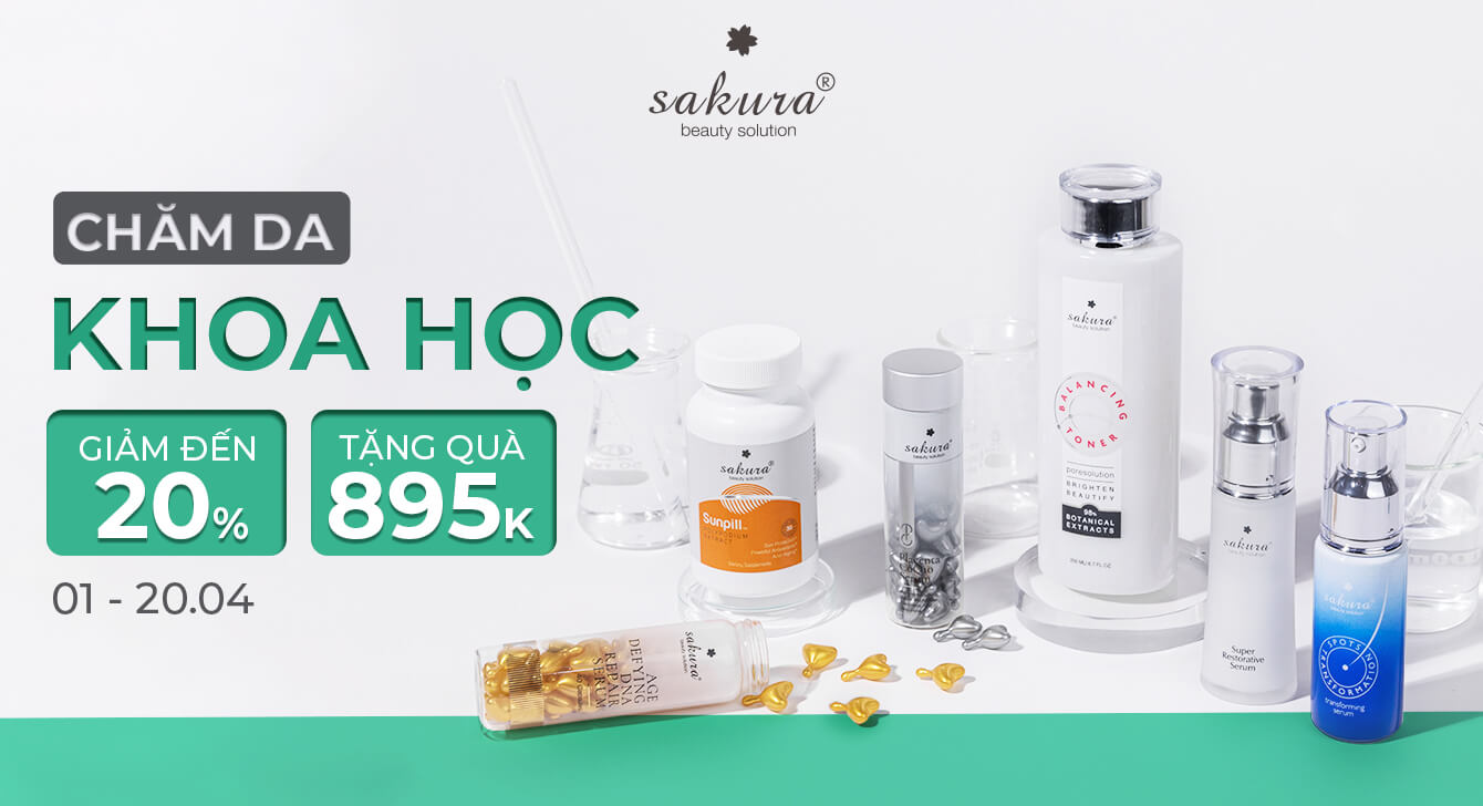 ƯU ĐÃI THÁNG 4 - CHĂM DA KHOA HỌC CÙNG TRIỆU DEAL HOT