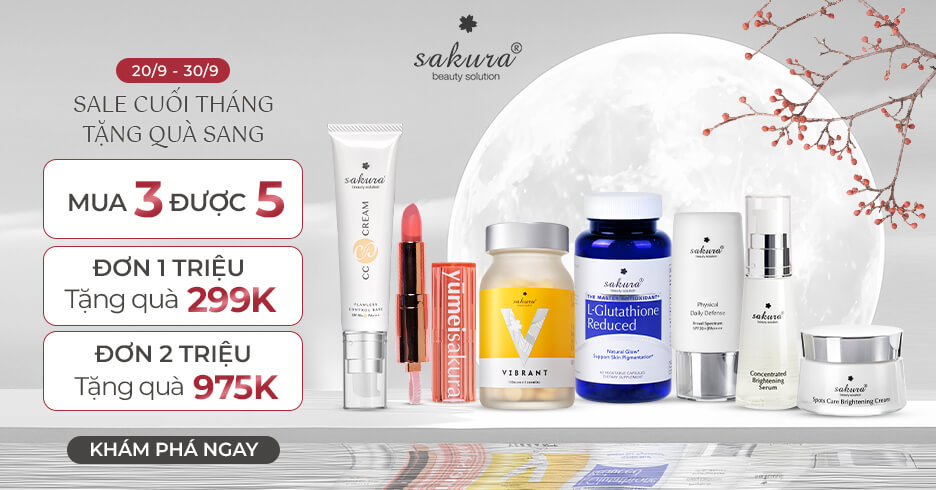 TỪ 20.9 - 30.9 | MUA LÀ TẶNG - TỔNG GIÁ TRỊ LÊN ĐẾN 3 TRIỆU ĐỒNG
