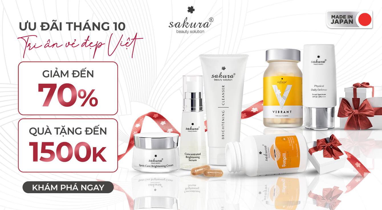 ƯU ĐÃI THÁNG 10 - TRI  ÂN VẺ ĐẸP VIỆT
