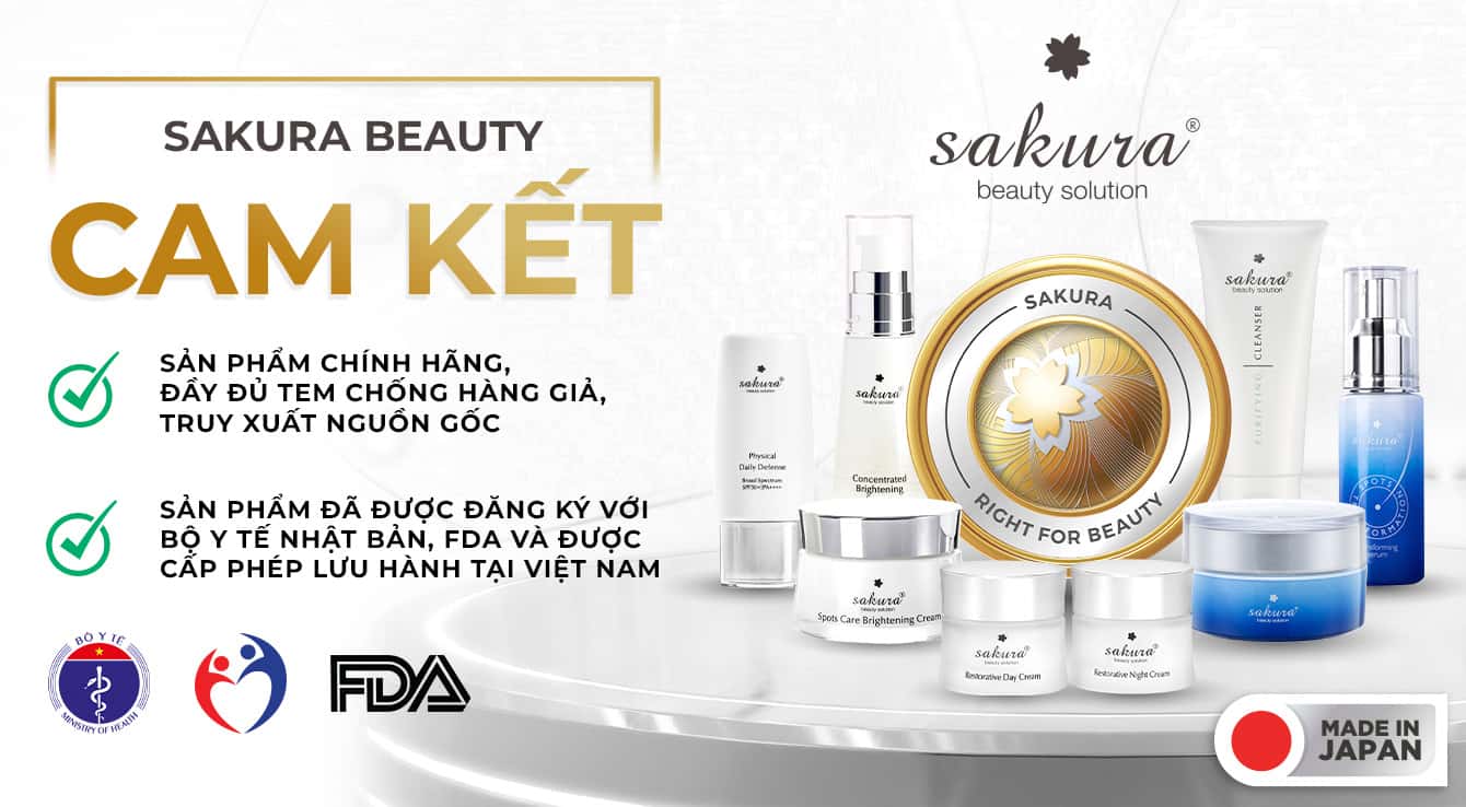 SAKURA BEAUTY CAM KẾT BẢO VỆ QUYỀN LỢI NGƯỜI TIÊU DÙNG