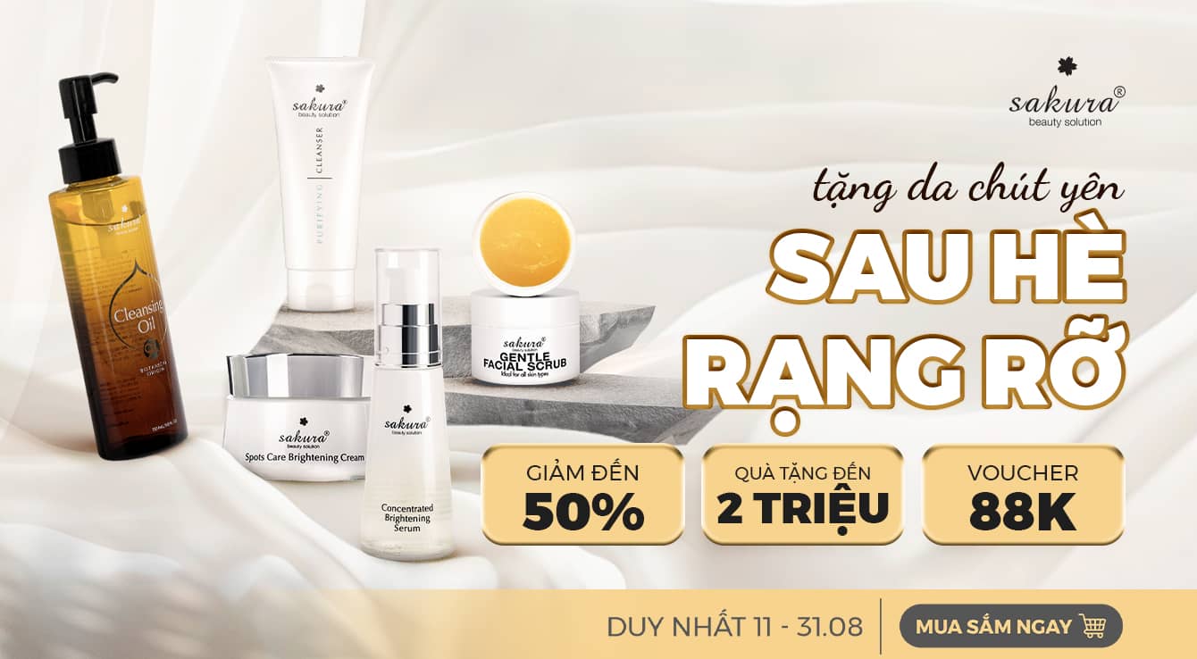 DEAL THÁNG 8: TẶNG DA CHÚT YÊN - SAU HÈ RẠNG RỠ