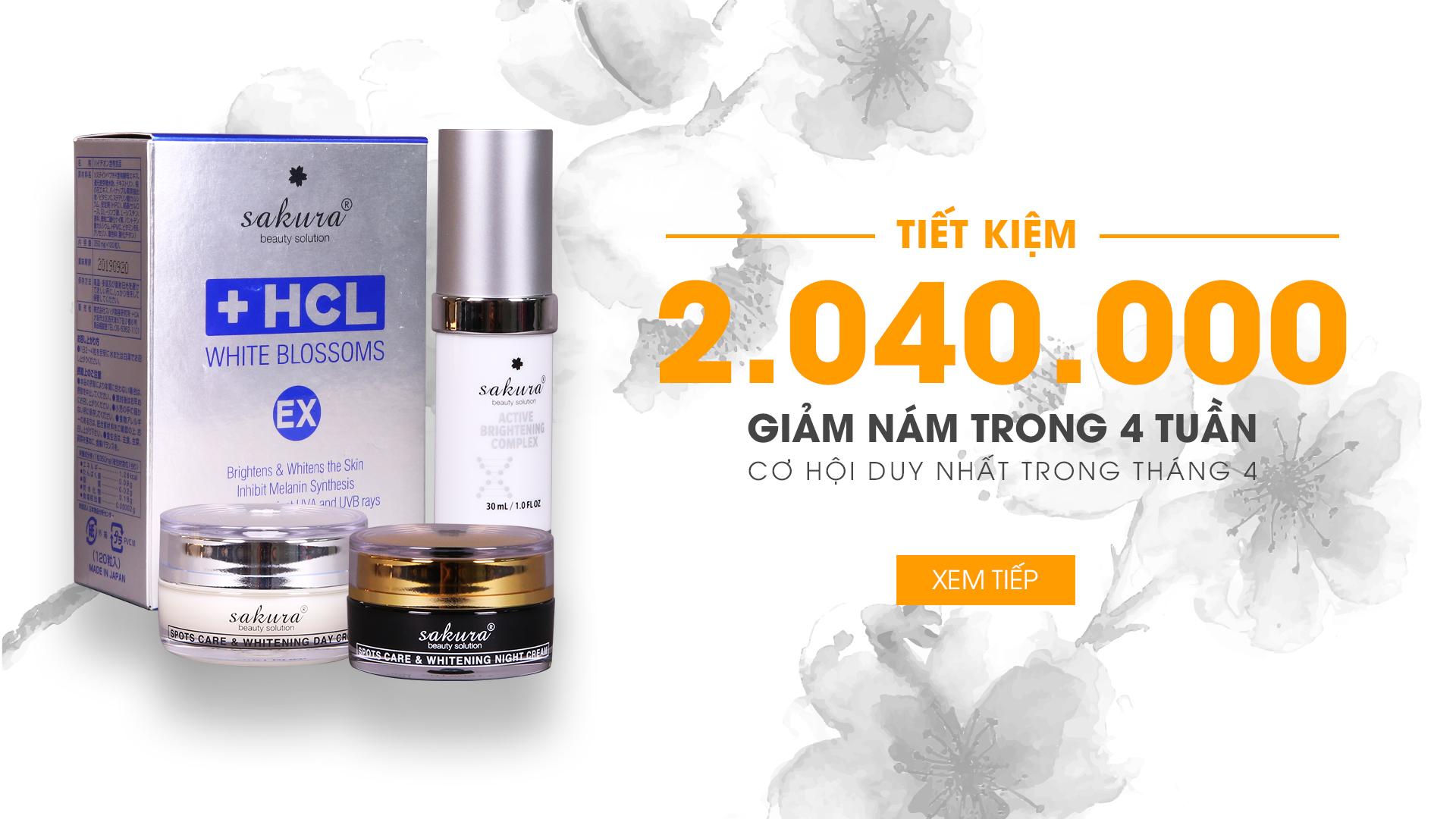 Cơ hội giảm nám sau 28 ngày, tiết kiệm hơn 2 triệu đồng!