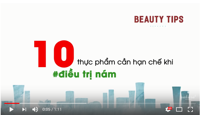 10 thực phẩm cần hạn chế khi điều trị nám