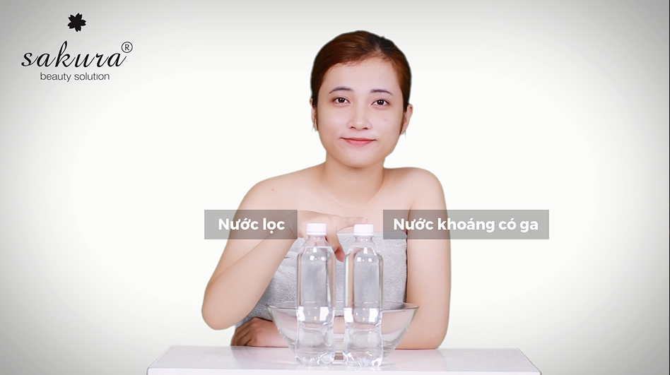 Hiệu quả thần kì với nước khoáng có gas