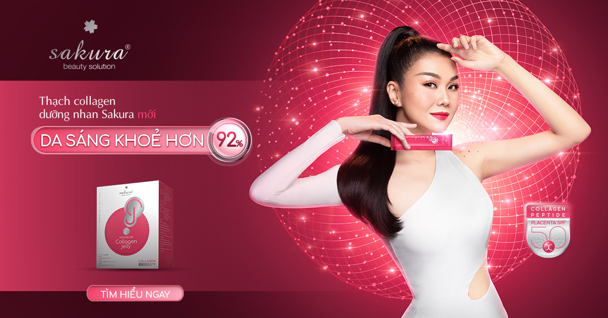 SAKURA PREMIUM COLLAGEN JELLY - GIẢI PHÁP CHUYÊN GIA GIÚP THANH HẰNG ĐẸP KHÔNG CHÙN BƯỚC!